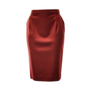 Christian Dior red pencil skirt